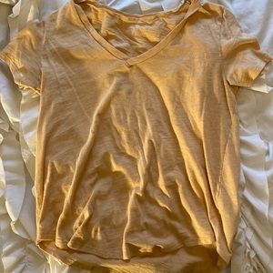 Yellow American Eagle Tee